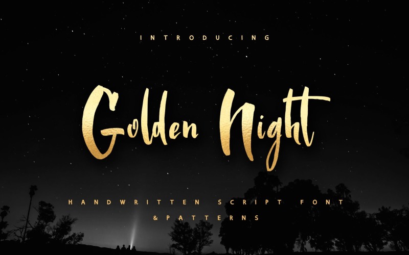 Golden Night  Font and PS Styles