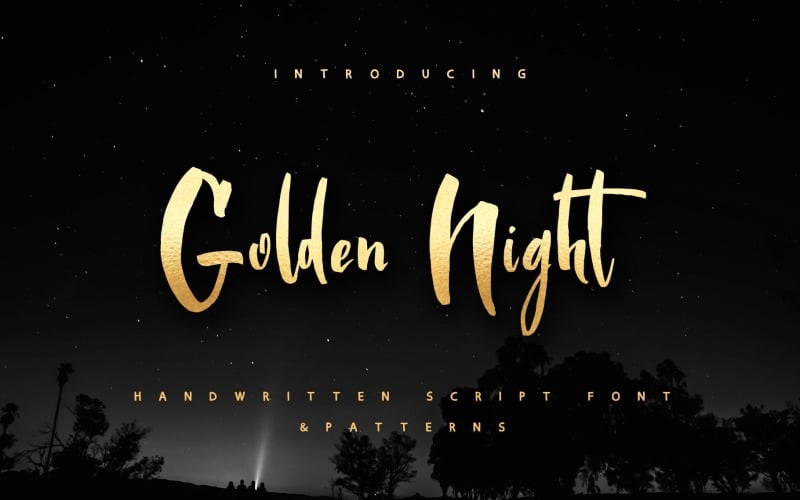 Шрифт Golden Night и стили PS