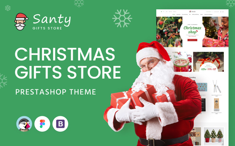 Santy - Weihnachtsgeschenk Store PrestaShop Theme