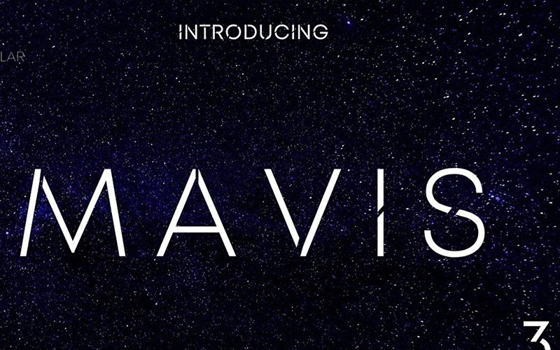 MAVIS SANS - FUTURISTIC TYPEFACE betűtípus