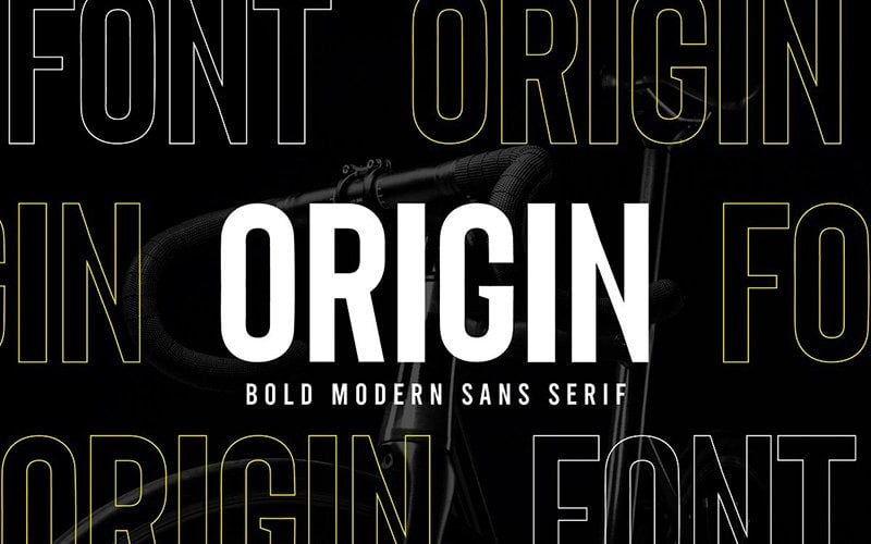 Ursprung - Bold Retro Sans Serif Font