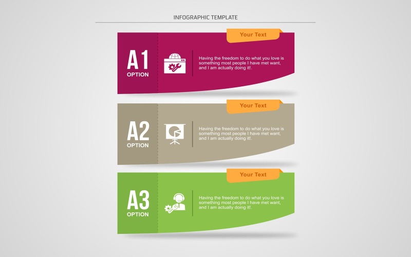 Designvorlage Infografik-Elemente