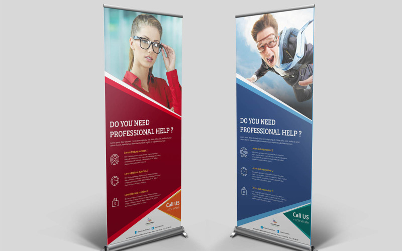 Professional Help PSD Template