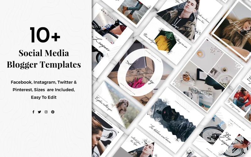 Blogger Social Media Template