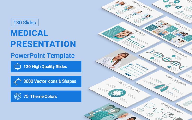 Modèle PowerPoint de présentation médicale et de soins de santé