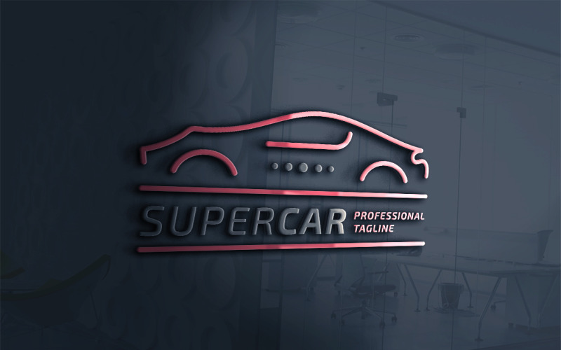 超级跑车Logo模板