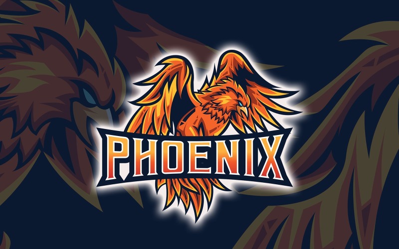 Plantilla de logotipo de Phoenix