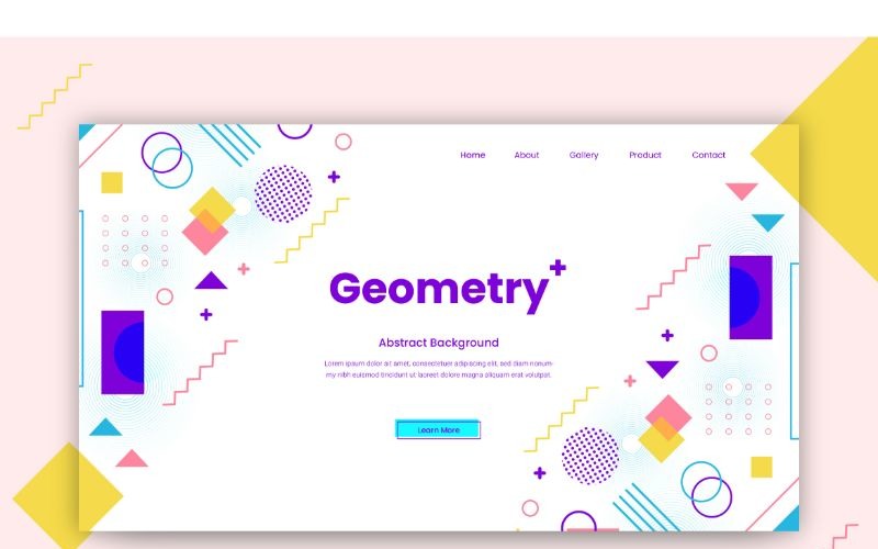 Abstrakter geometrischer Hintergrund