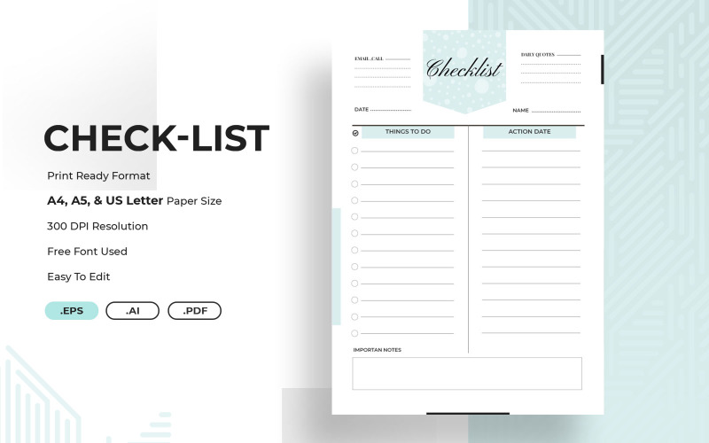 Project / Evenementen Checklist Planner