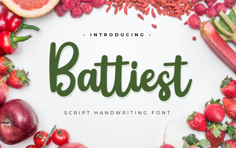 Battiest-lettertype