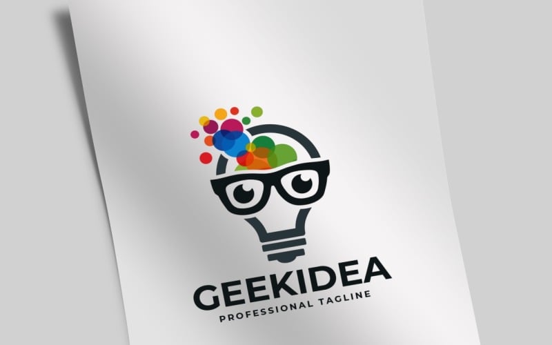 Geek Idea Logo Template