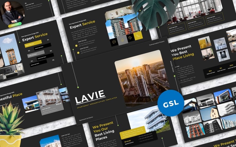 Lavie - Apartman Google Slides