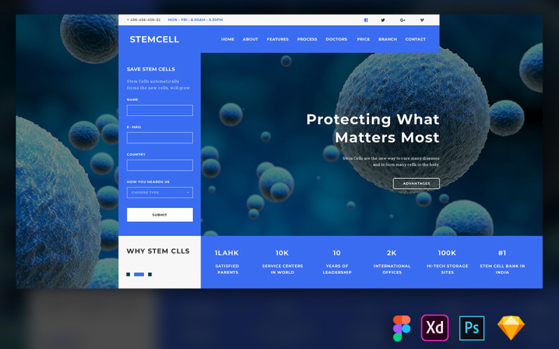 Kind - Hero Header for Medical Websites