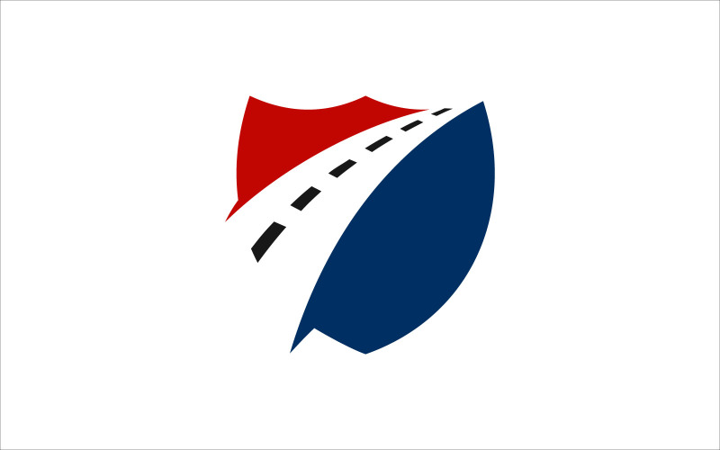 Logo vectoriel de sécurité de rue