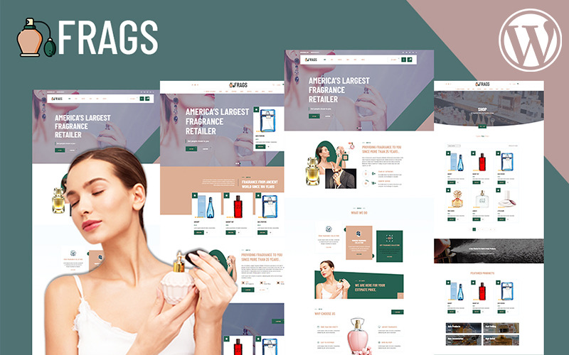 Fragz | Tema WooCommerce da loja de perfumes e 化妆品