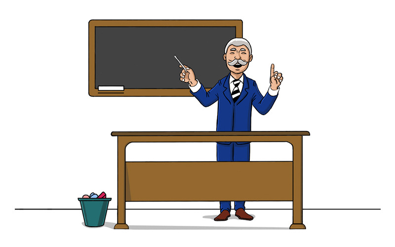 Senior Teacher - Illustration