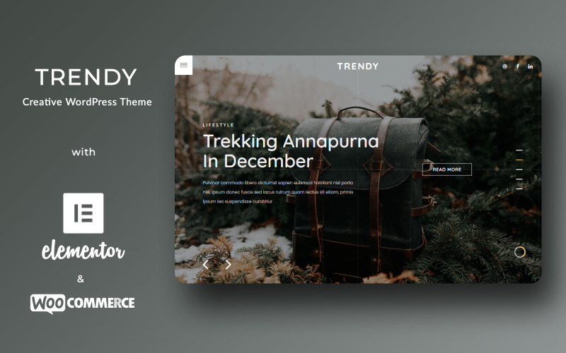 Trendy - Yaratıcı Moda Çanta WordPress Teması