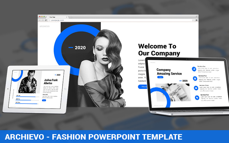 Archievo - модний шаблон PowerPoint