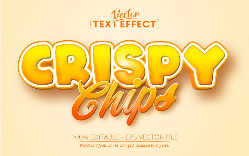 Cartoon Style Editable Text Effect Vector