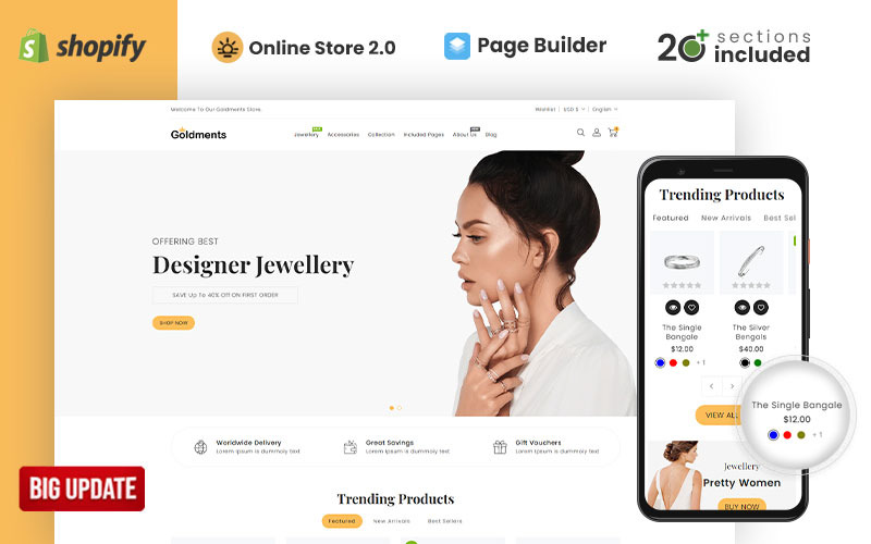 黄金珠宝Shopify主题OS 2.0