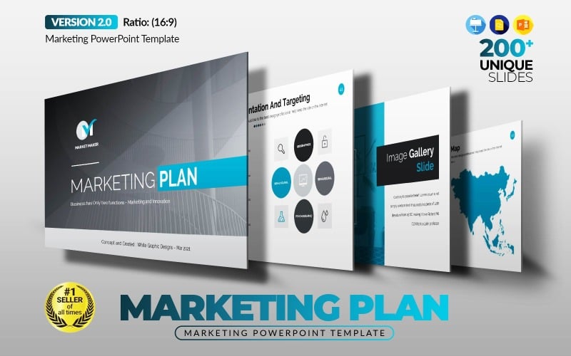 The Best Marketing Plan PowerPoint Template