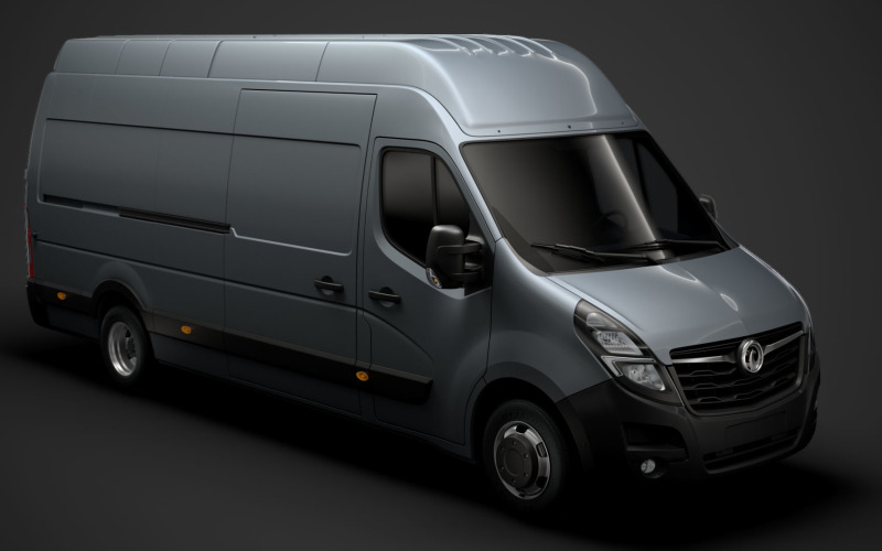 Vauxhall Movano L4H3 Van 2020 3D Model