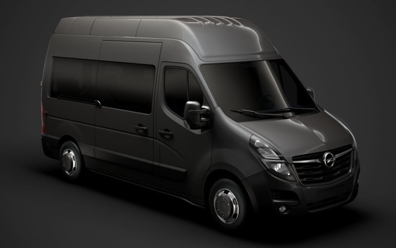 Opel Movano L2H3 Minibus 2020 3D Model