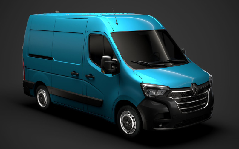 Renault Master L1H2 Van 2020 Modello 3D