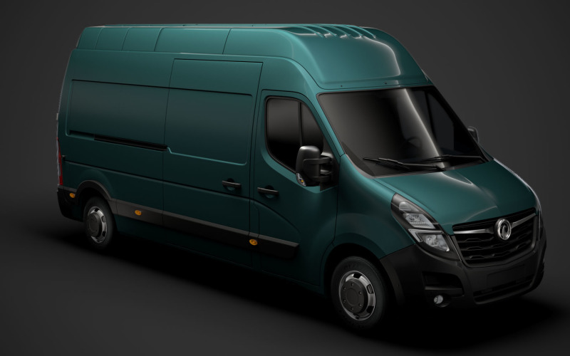 Vauxhall Movano L3H3 Van 2020 3D模型