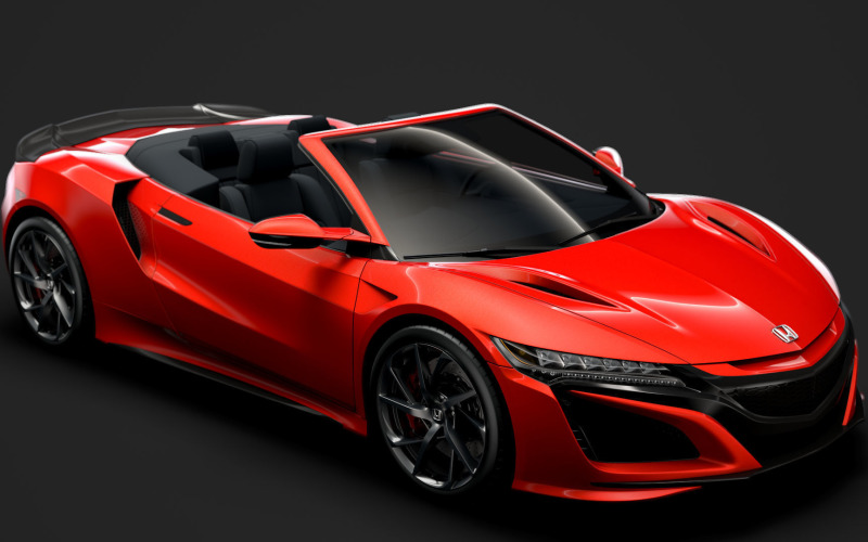 3D модель Honda NSX Cabrio 2020