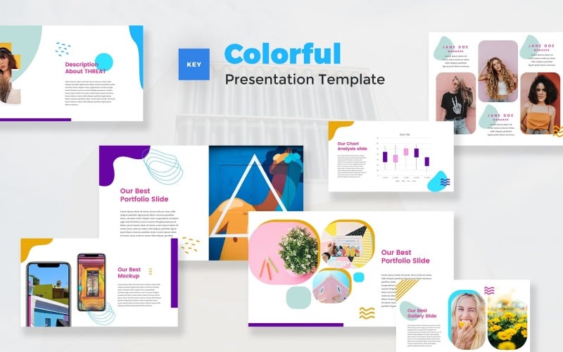 Colorful - Pop Art Keynote Template