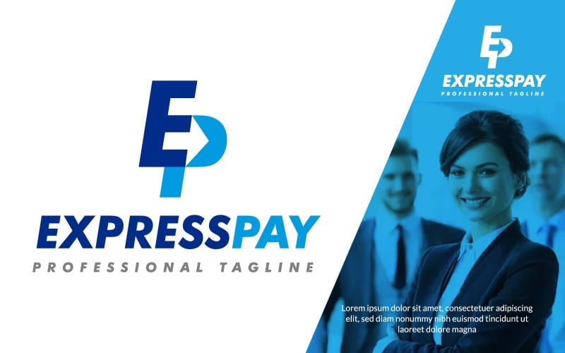 Finance Express Payment Pay Logo Design