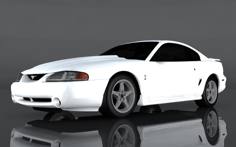 Ford Mustang Cobra 3D-model uit 1995