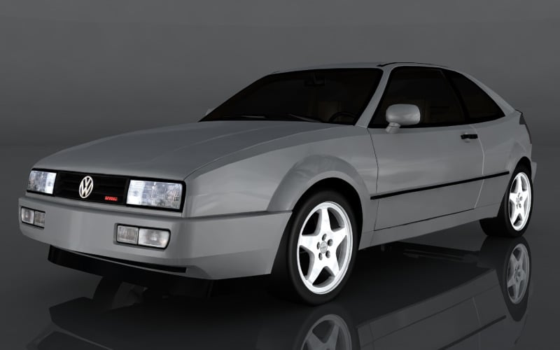 Volkswagen Corrado 3D-model uit 1995