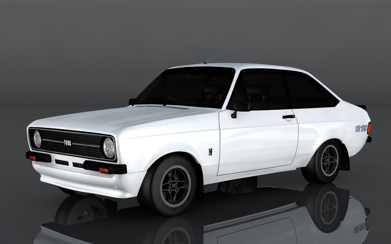 Ford Escort RS1800 3D-Modell