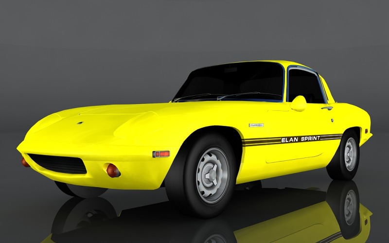 Model 3D Lotus Elan Sprint