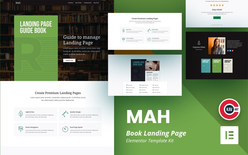 MAH - Book目标页面元素套件