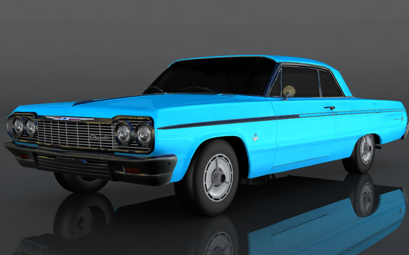 Model 3D Chevrolet Impala SS 1964