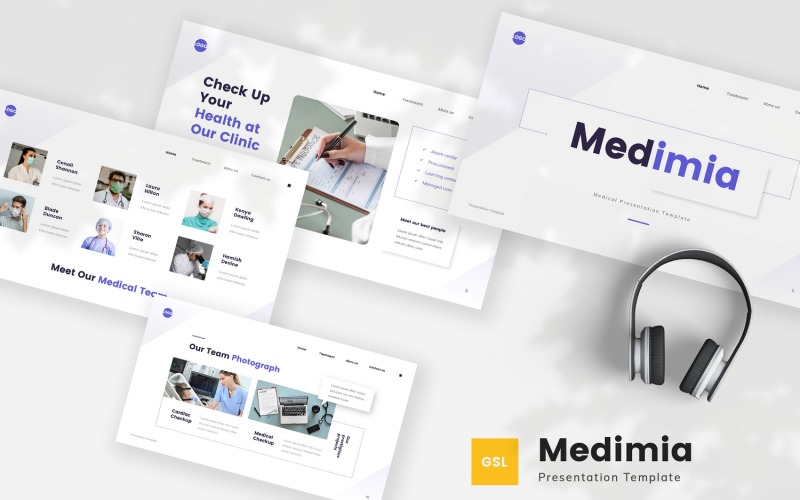 Medimia -医疗谷歌幻灯片模板