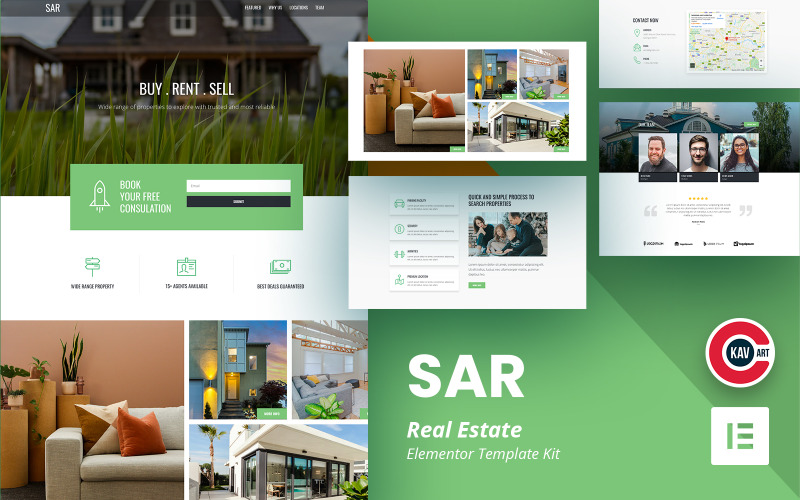 SAR - Kit d'élément immobilier