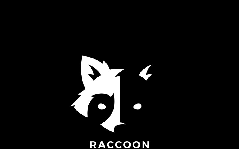 Raccoon Logo - Raccoon Head Logo Template