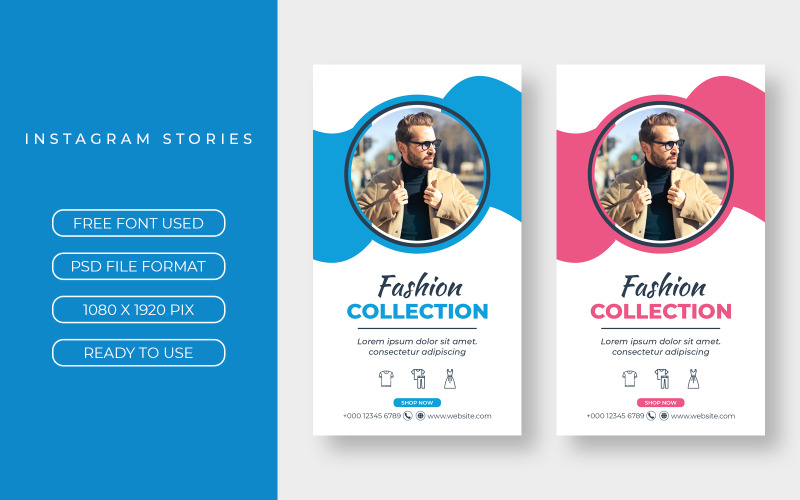 Fashion Instagram Stories Design Social Media