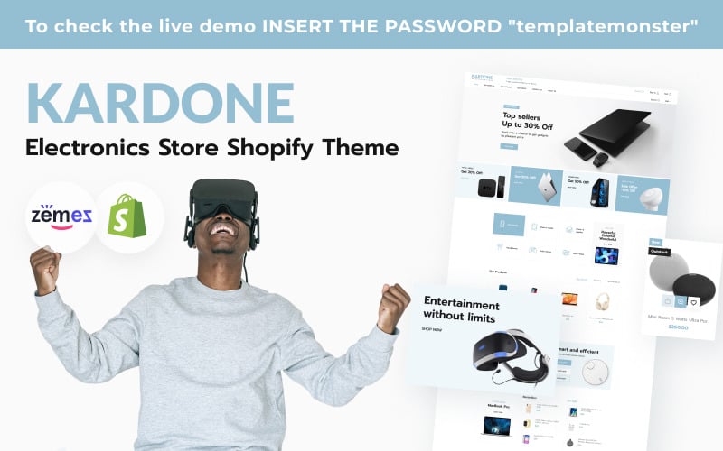 Kardone 电子产品 Store Shopify Theme