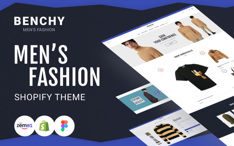 Benchy - Men`s 时尚 Shopify Store theme