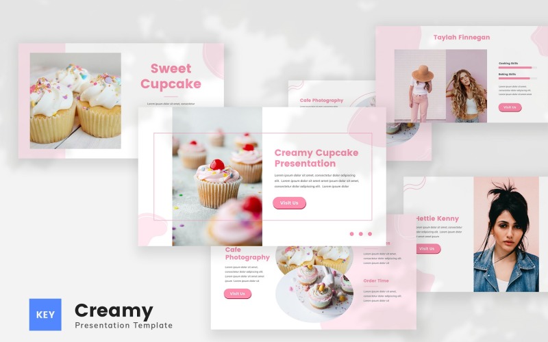 Creamy - Cupcake Keynote Template