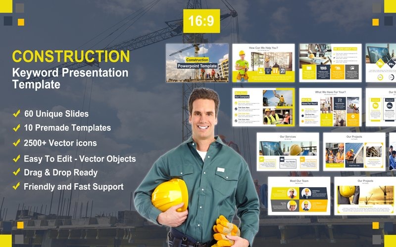 Construction Keynote Presentation Template