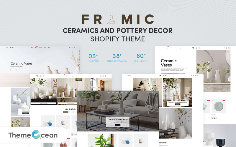 Framic - Keramiek en aardewerk Decor Shopify-thema