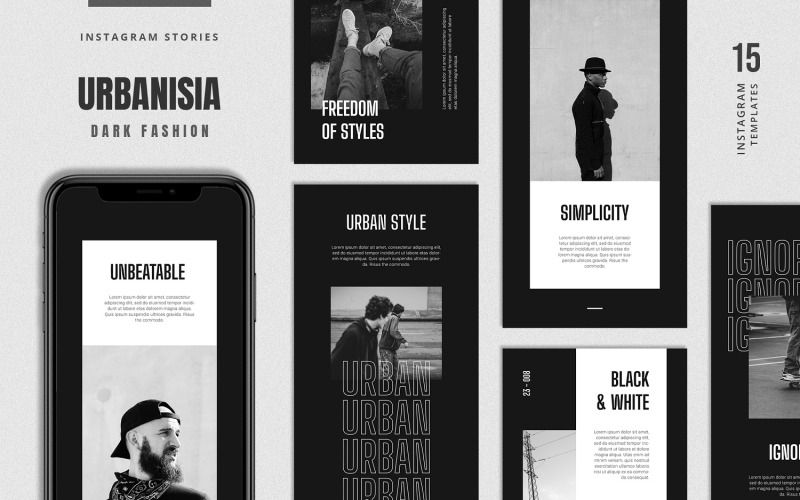 Urban Style Instagram Stories Template