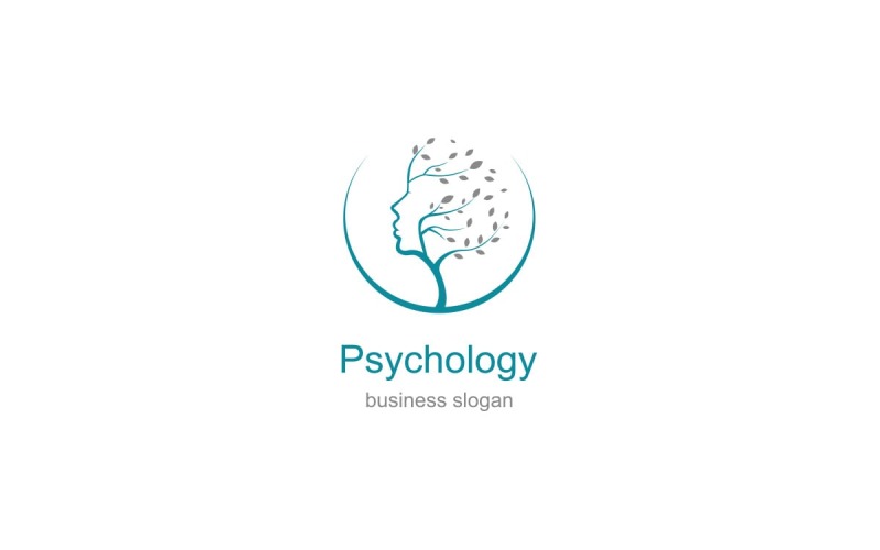 Psykologi logotyp mall