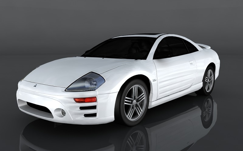 三菱Eclipse GT 2003 3d模型